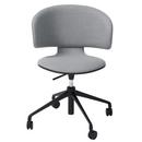 Chaise de bureau Studio Chair, Gris clair, Noir