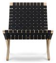 MG501 Cuba Chair, Chêne savonné, Sangles de l'assise noir