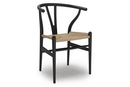 CH24 Wishbone Chair Soft Colours, Soft Black