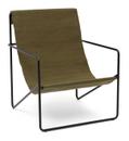 Lounge Chair Desert, Black / olive