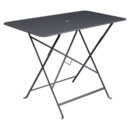 Table pliante Bistro rectangulaire, H 74 x L 97 x P 57 cm, Carbone