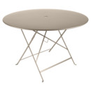 Table pliante Bistro ronde, H 74 x Ø 117 cm, Muscade