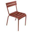 Chaise Luxembourg , Ocre rouge