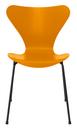 Série 7 chaise 3107, Frêne coloré, Burnt Yellow, Noir
