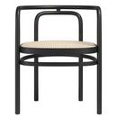 Chaise PK15, Frêne noir, Sans coussin d'assise