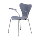 Série 7 chaise 3207 New Colours, Frêne coloré, Bleu lavande, Nine grey