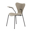 Série 7 chaise 3207 New Colours, Frêne coloré, Beige clair, Warm graphite