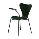 Série 7 chaise 3207 New Colours, Laqué, Evergreen, Noir