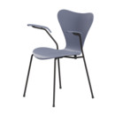 Série 7 chaise 3207 New Colours, Laqué, Bleu lavande, Warm graphite