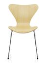 Série 7 chaise 3107, 46 cm, Bois laqué clair, Frêne naturel 