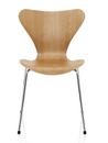 Série 7 chaise 3107, 46 cm, Bois laqué clair, Cerisier naturel 