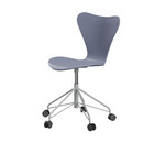 Série 7 Chaise de bureau pivotante 3117 / 3217 New Colours, Avec accotoirs, Frêne coloré, Bleu lavande, Nine grey