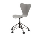Série 7 Chaise de bureau pivotante 3117 / 3217 New Colours, Avec accotoirs, Frêne coloré, Nine grey, Brown bronze