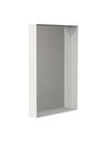 Unu Miroir rectangulaire, H 50 x L 60 cm, Blanc mat