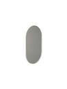 Unu Miroir ovale, H 80 x L 50 cm, Blanc mat