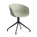 Chaise About A Chair AAC 20, Pastel green 2.0, Aluminium thermolaqué noir 