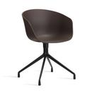 Chaise About A Chair AAC 20, Raisin 2.0, Aluminium thermolaqué noir 