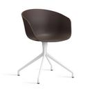 Chaise About A Chair AAC 20, Raisin 2.0, Aluminium thermolaqué blanc