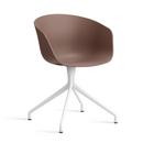 Chaise About A Chair AAC 20, Soft brick 2.0, Aluminium thermolaqué blanc