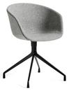 About A Chair AAC 21, Hallingdal - gris clair, Aluminium thermolaqué noir 