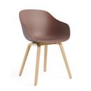 Chaise About A Chair AAC 222, Chêne laqué, Soft brick 2.0
