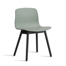 Chaise About A Chair AAC 12, Fall green 2.0, Chêne laqué noir