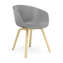 About A Chair AAC 22, Concrete grey, Chêne savonné