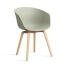 Chaise About A Chair AAC 22, Pastel green 2.0, Chêne savonné