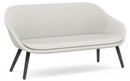 About A Lounge Sofa for Comwell, Divina Melange 120 - gris clair, Chêne laqué noir