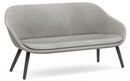 About A Lounge Sofa for Comwell, Hallingdal - gris chaud, Chêne laqué noir