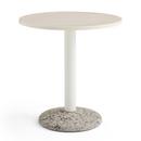 Table Ceramic , Warm white ceramic, Ø 70 cm