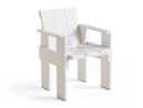 Chaise Crate Dining , Pin laqué blanc