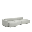 Mags Soft Sofa Combinaison 4, Accotoir à gauche, Hallingdal - blanc/gris