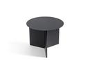 Table Slit, Acier, H 35,5 x Ø 45 cm, Revêtement en poudre noire