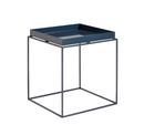 Tray Tables, H 40 x L 40 x P 40 cm, Bleu foncé - Haute brillance