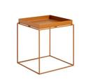 Tray Tables, H 40 x L 40 x P 40 cm, Toffee
