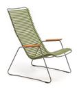 Fauteuil Lounge Click, Vert olive