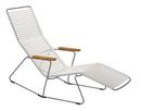Chaise longue basculante Click, Muted White