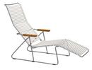 Chaise longue Click, Muted White