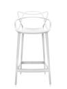 Chaise de bar Masters, Blanc, Version cuisine: 65 cm