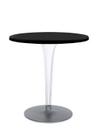 Table d'appoint top top, Rond Ø 70 x H 72 cm, Werzalit inrayable, Noir