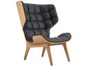 Mammoth Wing Chair, Cuir Dunes anthracite 