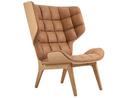 Mammoth Wing Chair, Cuir Dunes camel