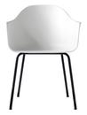 Chaise Harbour Dining Chair, Blanc, Noir