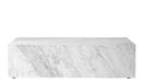 Table d'appoint Plinth  , H 27 x L 60 x P 100 cm, Blanc