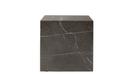 Table d'appoint Plinth  , H 40 x L 40 x P 40 cm, Gris-brun