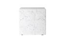 Table d'appoint Plinth  , H 40 x L 40 x P 40 cm, Blanc
