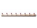 Portemanteau Rechenbeispiel, 8 crochets (109 cm), Rouge