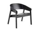 Cover Lounge Chair, Noir/Cuir noir
