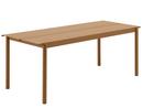Table Linear Outdoor, L 200 x l 75 cm, Orange brûlée